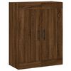 vidaXL Wandkast 69,5x34x90 cm bewerkt hout bruin eikenkleur