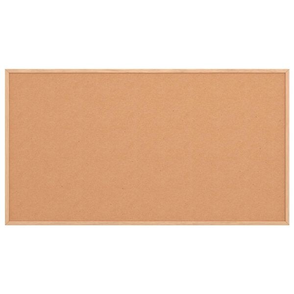 vidaXL Kurkbord met massief grenenhouten frame 100x55 cm