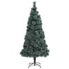 vidaXL Kunst Kerstboom met Verlichting en Ballenset Groen 240 cm PET