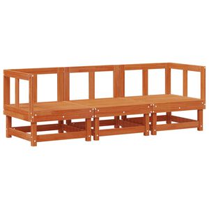 vidaXL Sectie Sofa Eenheden Wasbruin 183 x 61 x 62 cm