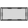 vidaXL Salontafel 100x50x35 cm gehard glas transparant