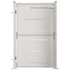 vidaXL Tuinpoort 100x145 cm roestvrij staal