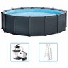INTEX Zwembadset Graphite Gray Panel bovengronds 478x124 cm