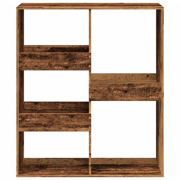 vidaXL Kamerscherm 100x33x115 cm bewerkt hout oud houtkleurig