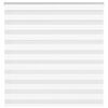 vidaXL Zebra Blind 140x100 cm stofbreedte 135,9 cm polyester wit