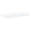 vidaXL Wandschappen 8 st 60x30x1,5 cm spaanplaat wit