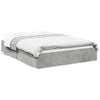vidaXL Bedframe met lades bewerkt hout betongrijs 150x200 cm