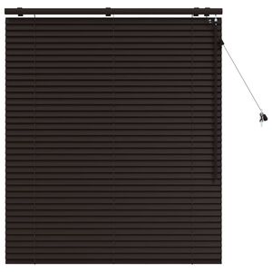 vidaXL Venetiaanse jaloezie Donkerbruin 110 x 130 cm 35 mm