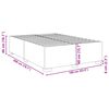 vidaXL Bedframe zonder matras 160x200 cm fluweel donkergrijs