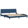 vidaXL Bedframe zonder matras "Hanko" stof blauw 200x200 cm