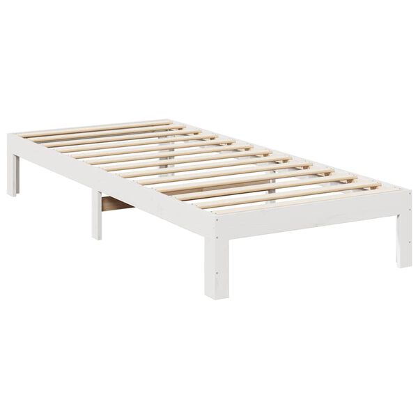vidaXL Bedframe Family zonder matras 270x200 cm massief grenenhout wit