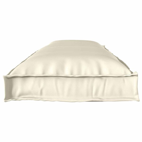 vidaXL Kussen Cr&egrave;me 150 x 40 x 8 cm Oxford Stof