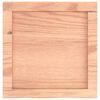 vidaXL Wastafelblad 40x40x(2-4) cm behandeld massief hout lichtbruin