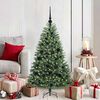 vidaXL Kunstmatige Inklapbare Kerstboom Groen 120 cm PVC en Metaal