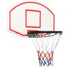 vidaXL Basketbalbord 71x45x2 cm polyetheen wit