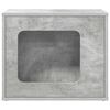 vidaXL Kattenhuis Beton 51 x 30 x 42,5 cm Bewerkt hout
