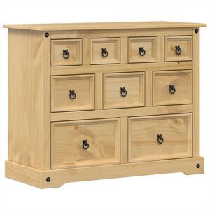 vidaXL Ladekast Corona 101x45x82 cm massief grenenhout