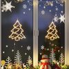 vidaXL Kerstverlichting kerstboom silhouet 2 st 50 LEDs warm wit