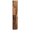 vidaXL Badkamerkast 32x34x188,5 cm bewerkt hout oud houtkleurig
