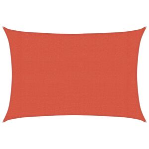 vidaXL Zonnezeil 160 g/m&sup2; 3x5 m HDPE terracottakleurig