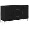 vidaXL Dressoir Zwart Eiken 100 x 36 x 60 cm Bewerkt hout