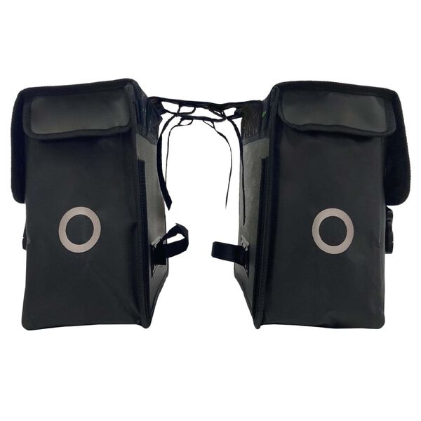 Willex Fietstassen Eco Tarpaulin 30 L groen en zwart