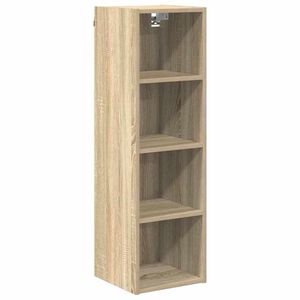 vidaXL Hangkast Sonoma Eiken 30 x 29,5 x 100 cm Bewerkt hout