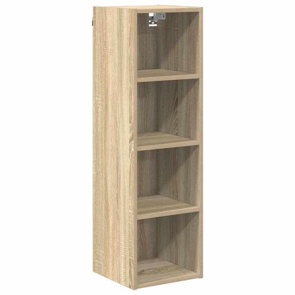 vidaXL Hangkast Sonoma Eiken 30 x 29,5 x 100 cm Bewerkt hout