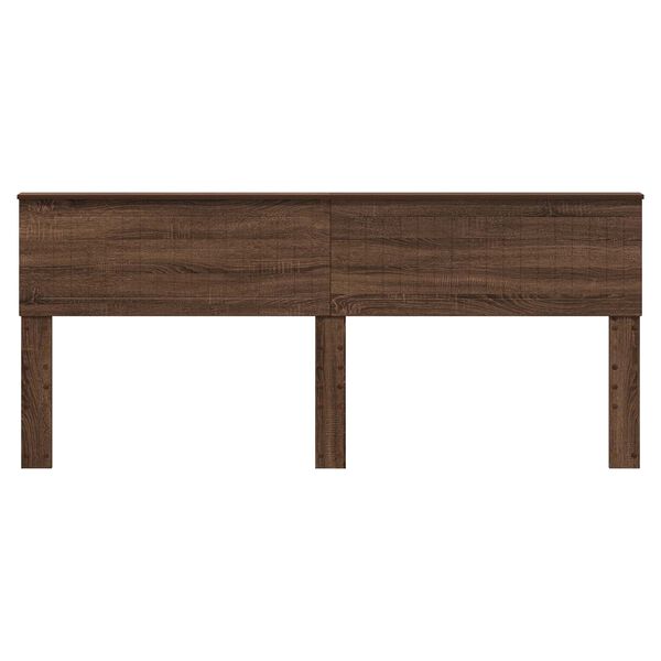 vidaXL Hoofdbord Bruin Eiken 200 cm Bewerkt hout