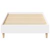 vidaXL Bedframe zonder matras 90x200 cm spaanplaat wit