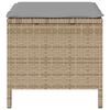 vidaXL Tuin Eetset Beige Poly riet