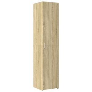 vidaXL Hoge kast 40x42,5x185 cm bewerkt hout sonoma eikenkleurig
