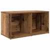 vidaXL TV-kast set Wandgemonteerd 8 pcs Oud Hout Bewerkt hout