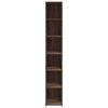 vidaXL Hoge kast 30x41x185 cm bewerkt hout bruin eikenkleurig