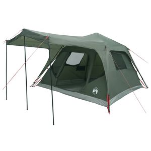 vidaXL Gezinstent Legergroen 305 x 275 x 190 cm Polyester en staal