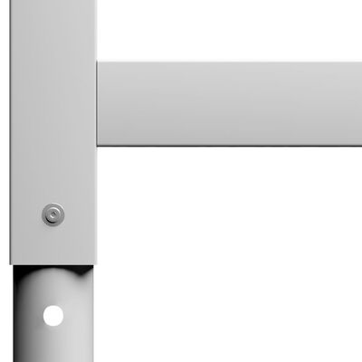vidaXL Werkbankframes verstelbaar 2 st 85x(69-95,5) cm metaal grijs
