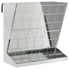 vidaXL Hooi Feeder zilver 71 x 33 x 70 cm 5 kg Gegalvaniseerd staal