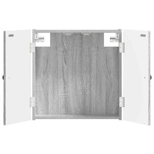 vidaXL Dartbord Kabinet BREDA Grijs Sonoma 52,5 x 10,5 x 53,5 cm