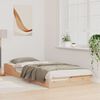 vidaXL Bedframe Bruin 90 x 220 cm Massief grenenhout