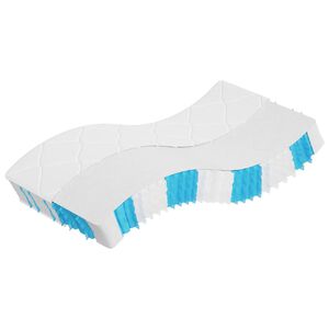vidaXL Pocketveringmatras middelhard-hard 90x190 cm Single Size