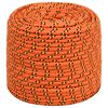 vidaXL Boottouw 6 mm 50 m polypropyleen oranje