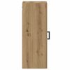 vidaXL Wandkast 34,5x34x90 cm bewerkt hout artisanaal eikenkleur