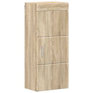 vidaXL Badkamer wandkast TULUM Sonoma Eiken 37 x 24,5 x 86 cm
