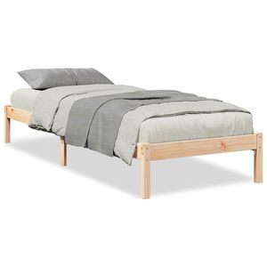 vidaXL Bedframe extra lang zonder matras massief grenenhout 100x220 cm