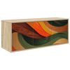 vidaXL Wandgemonteerd tv-meubel BONN 102 x 33 x 40 cm Sonoma Eiken