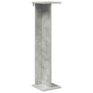 vidaXL Plantenstandaard Betongrijs 25 x 25,5 x 100,5 cm Bewerkt hout