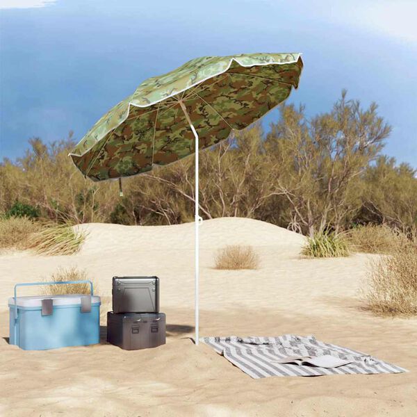 vidaXL Parasol Camouflage 161 x 161 x 193 cm Polyester
