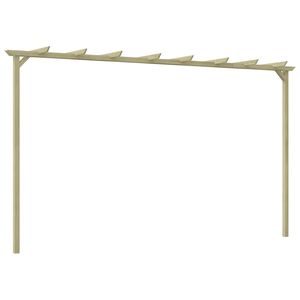 vidaXL Pergola 360x200x60 cm ge&iuml;mpregneerd grenenhout