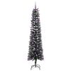 vidaXL Kunstkerstboom met 300 LED Groen 210 cm PVC en Plastic en Staal