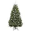 vidaXL Kunstkerstboom met 300 LED Groen 180 cm PVC en Metaal